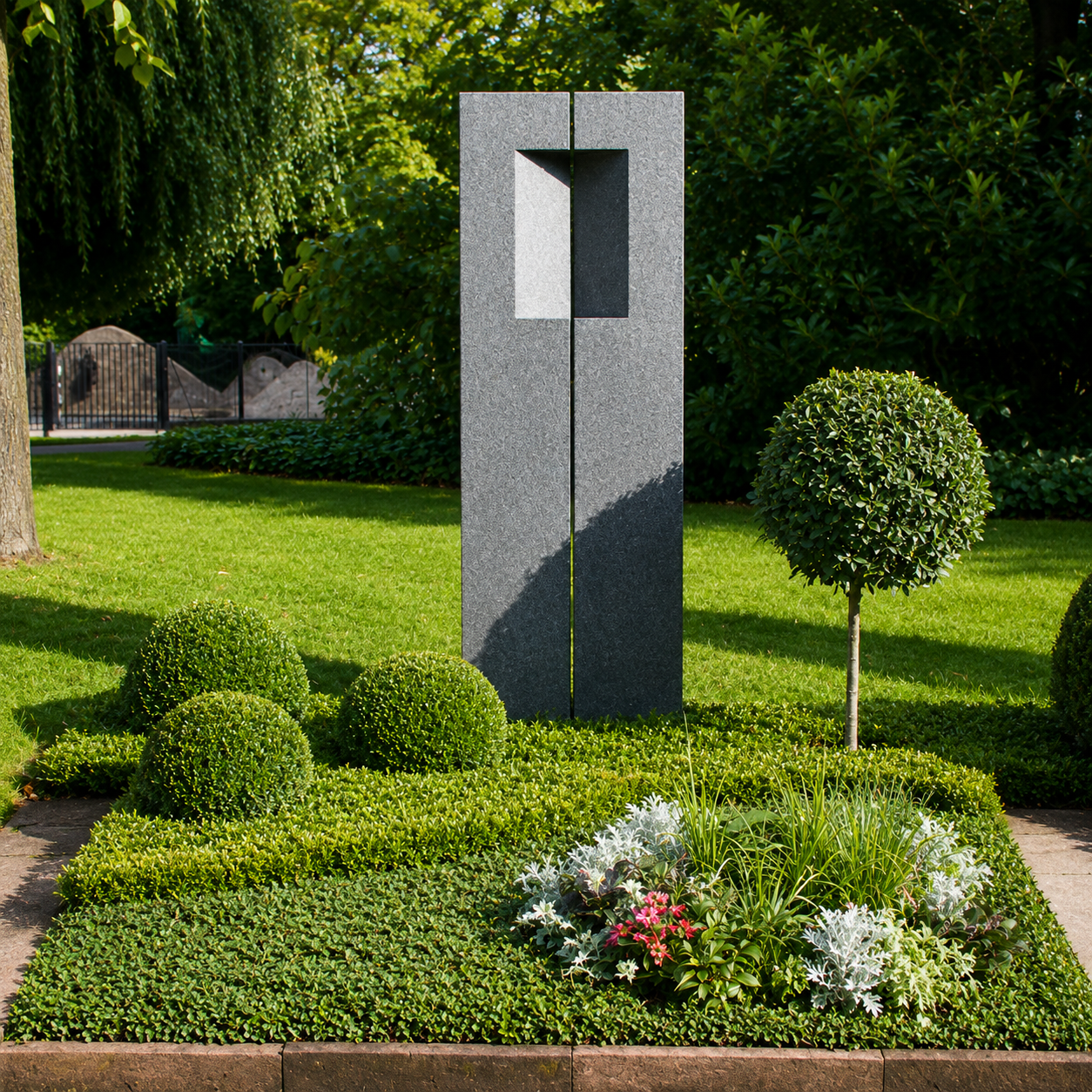 Double Kerb Set Memorial