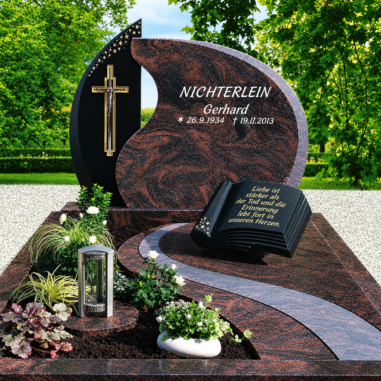 Ruby Stones Memorial Craftsmanship